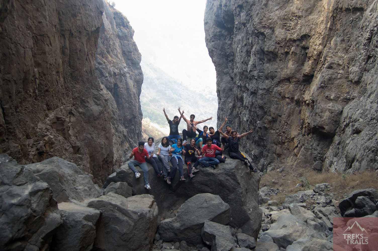 sandhan valley trek in monsoon