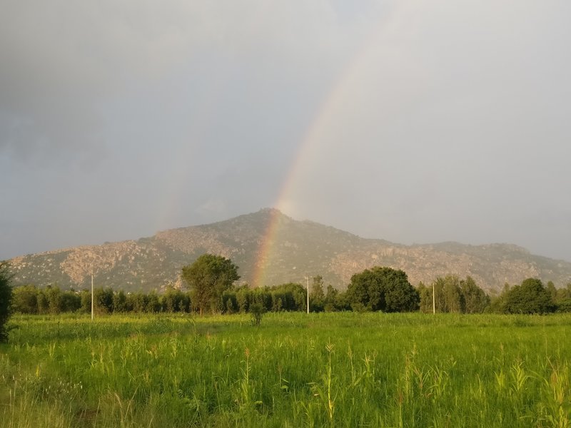 Rainbow in Antargange Trek