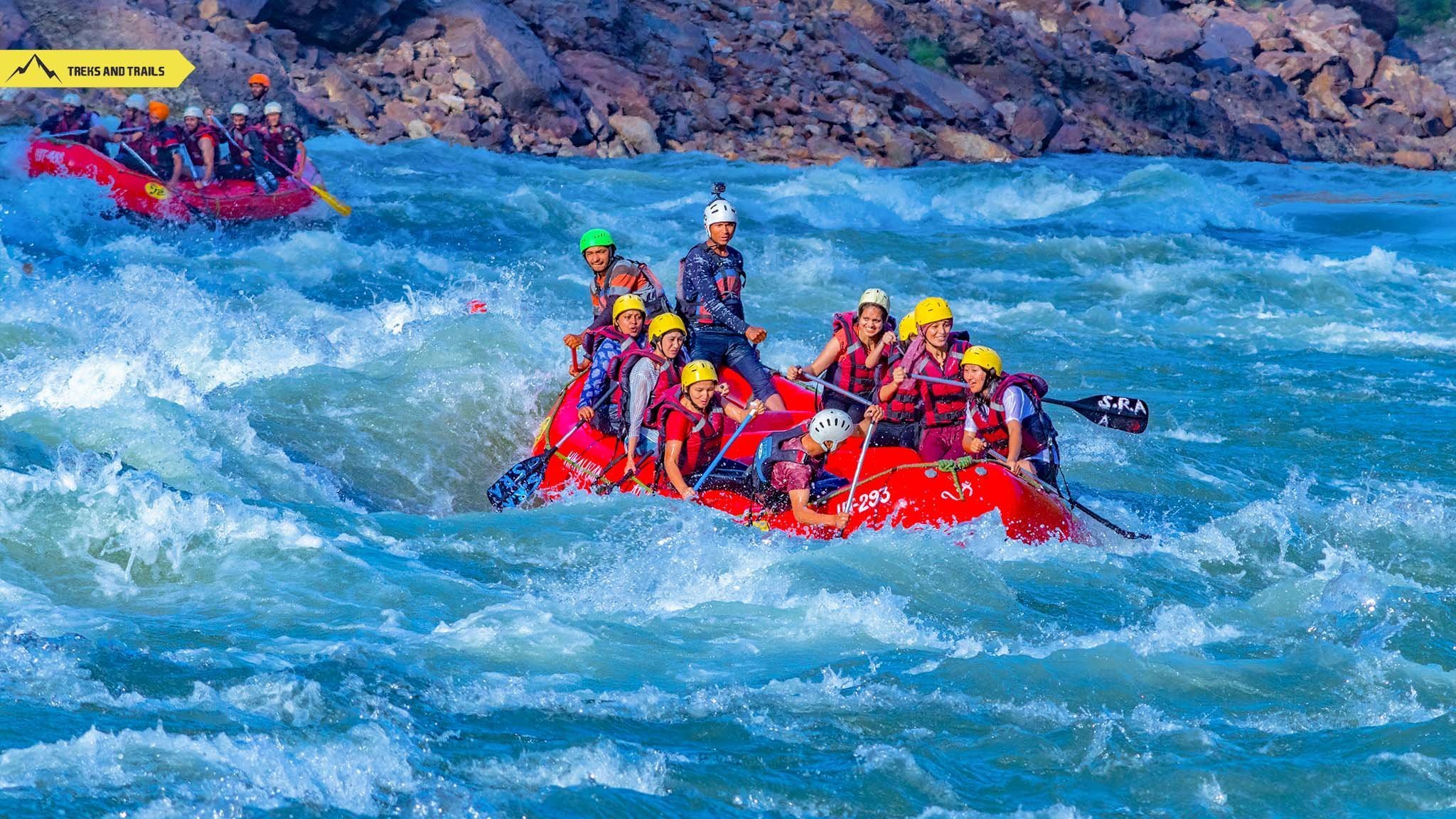 River rafting in Rishikesh Treks and Trails India